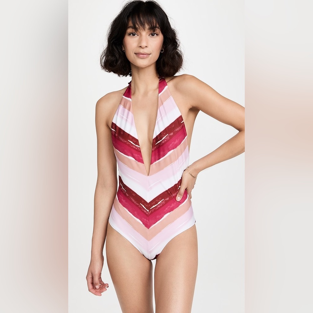 Silvia Tcherassi Striped Bathing Suit